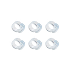 Inspire Handle Door Stopper, Transparent, Ø1,8X3,2Cm, 6 Pcs