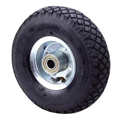 Inflatable Rubber Wheel 260Mm, Metal Rim, With Bearing, 150Kg,