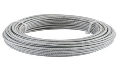 Standers Plastic Sheated Zinc Plated Steel Cable Dia2.9mm/ 4mm - 25m Roll