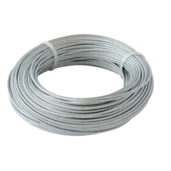 Standers Non-Sheated Zinc Plated Steel Cable Dia2mm - 50m roll