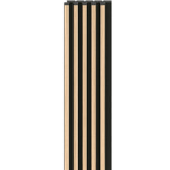 Vox Wall Panel Linerio S-Line 265 x 12.2 x 1.2cm - Natural Black