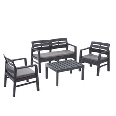 Ipae-Progarden Java Set With Cushions Anthracite