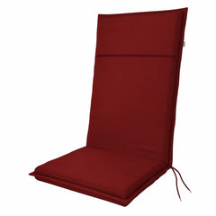 Doppler Hit High-Back Chair Cushion 119 x 48 x 3.5cm - Merlot Red