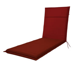 Doppler Hit Sunlounger Cushion 195 x 58 x 3.5cm - Merlot Red