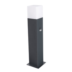 Inspire Cies Garden Post Lamp with Motion Sensor E27 45cm IP54 - Anthracite