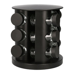 Homla Otto Rotary Spice Rack 19 x 21cm - Black