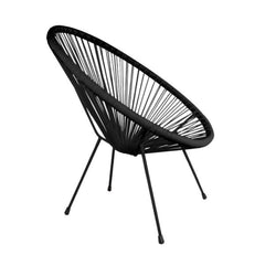 Homla Acapulco Garden Chair 93 x 73 x 85cm - Black