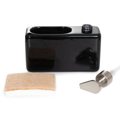 Homla Jasai Soap Dispenser 18 x 16cm - Black