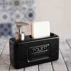 Homla Jasai Soap Dispenser 18 x 16cm - Black
