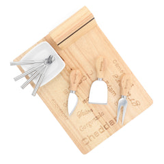 Homla Rubby Cheese Serving Set of 9 - Natural