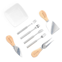 Homla Rubby Cheese Serving Set of 9 - Natural