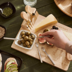 Homla Rubby Cheese Serving Set of 9 - Natural