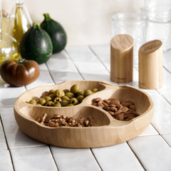 Homla Bambou Platter Serving Dish 32cm - Natural