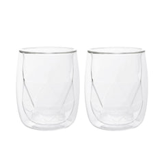 Homla Cembra Modern Glass Set of 2 280ml - Transparent