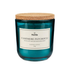 Homla Verde Cashmere Patchouli Scented Candle 240g - Green