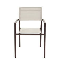 Naterial Orion Alpha ll Dininig Armchair Textilene 2x1 Moka,