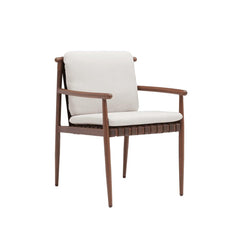 Naterial Retro Dining Armchairs Set of 2 Wood Effect