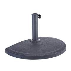 Naterial Rox Solid Resin Umbrella Base Half Round - 15kg,
