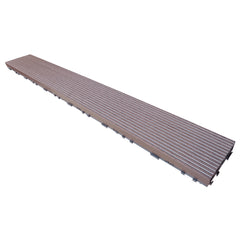 Naterial Komi Composite Deck Board Clip 120 x 15x  3.4cm - Chocolate.