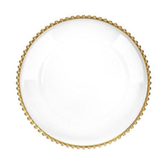 HOMLA WHITE & GOLD PLATE 24M