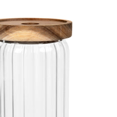 Homla Rakumi Transparent Glass Jar 0.75L