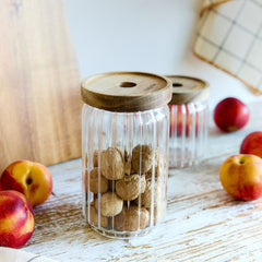 Homla Rakumi Transparent Glass Jar 0.75L