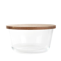 Homla Maira Glass Transparent Container 23x12cm
