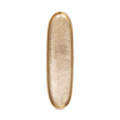 Homla Girona Gold Oval Shaped Decorative Tray 39x12x3cm