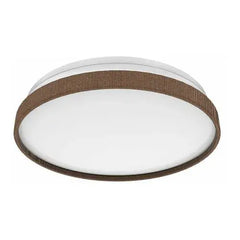 Inspire Ceiling Led Lamp White With Wood Medium 38cm ,