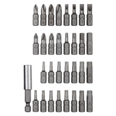 Dexter Set 31 Bits 25Mm Ph Pz Sl H T Tt+Magnetic Bit Holder 54 Mm,