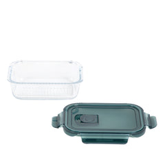 Homla Remmie Glass Rectangular Container 0.64L