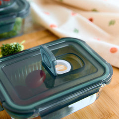 Homla Remmie Glass Rectangular Container 0.64L