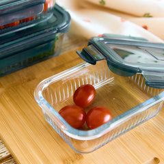 Homla Remmie Glass Rectangular Container 0.37L