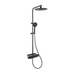 Sensea Easy Full Thermo Shower System with Mixer Faucet ACS - Black
