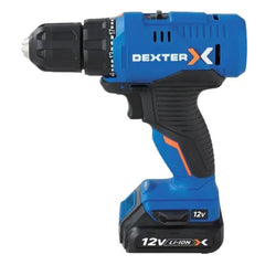 Dexter 12V Li-Ion Cordless Drill + Charger + 1 Battery,