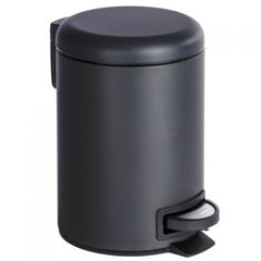 Wenko Pedal Bin Leman, Black 3 liter,