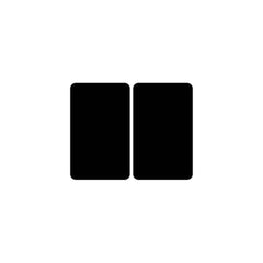 Wenko Glass Covers Universal 2 pcs, Black