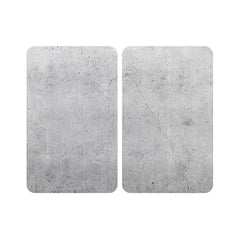 Wenko Glass Covers Universal 2 pcs, Concrete