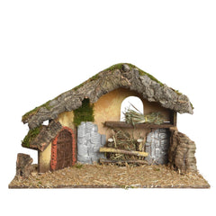 Decoris MDF Nativity House 50 x 23 x 31cm