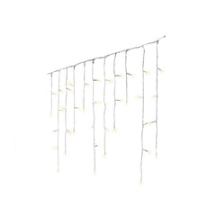 Lumineo Snowing Icicle 720 Led Lights 17.8m - Warm Whi