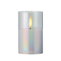 Lumineo BO Led Wick Candle 7.5 x 12cm - Iris/Warm White,