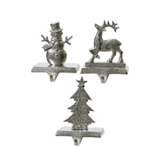 Decoris Iron Stocking Hook 12cm - 3 Assorted