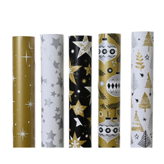 Decoris Gift Wrapping Paper 70 x 200cm - 5 Assorted,