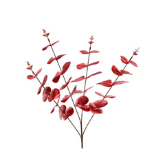 Decoris Polyester Spray on Stem 69cm - Red,