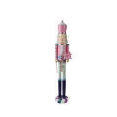 Decoris Pinewood Nutcracker with Lollipop 76cm - Pink,