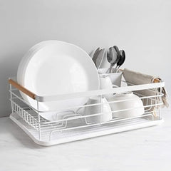 Ambition Décor Dish Rack White 43x32x14cm,