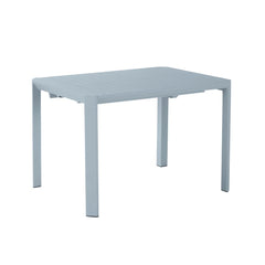 Naterial Idaho Extendable Dining Table Aluminium 4/6 Persons 110/162x82x75cm Aqua Blue.