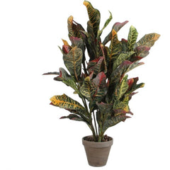 Mica Decorations Croton Artificial Plant d15,5cm - h73xd40cm,