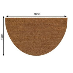 Doormat Lucius Natural Half Moon 40X70Cm,