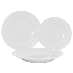 Everyday Dinner Set 18 pcs - White ,